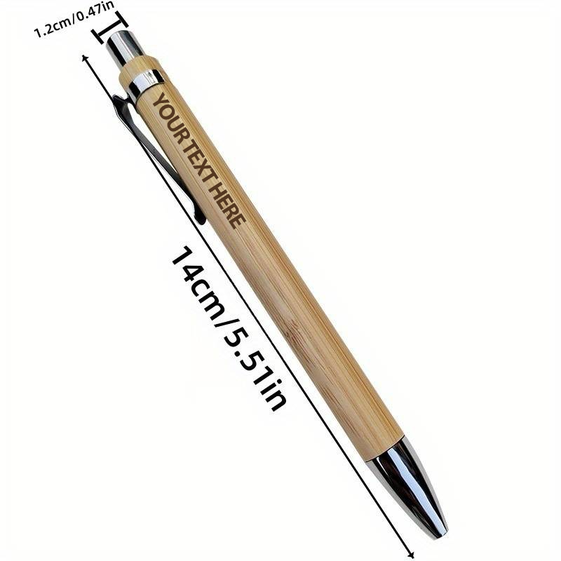 Bamboo Pens - Laser Engraved