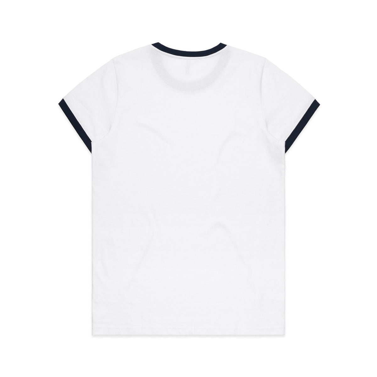 AS Colour Wo's Maple Ringer Tee – white/navy - back