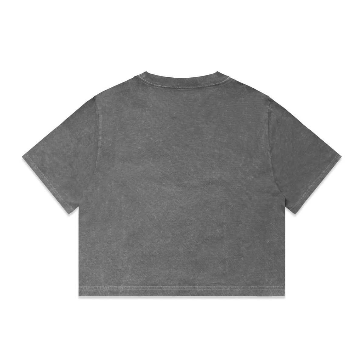 AS Colour Wos Stone Wash Heavy Crop – coal stone - back