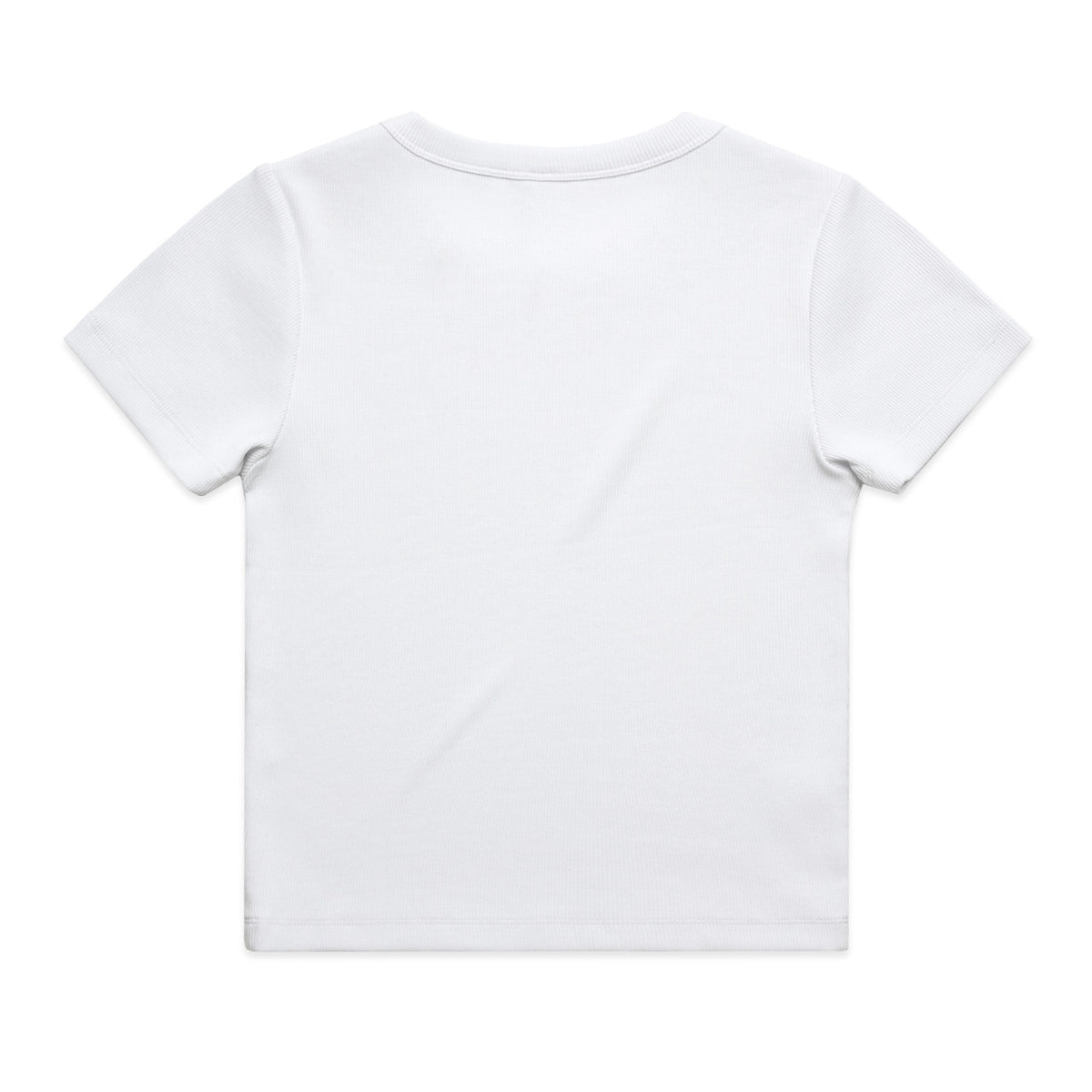 AS Colour Wo's Organic Rib Tee – white - back