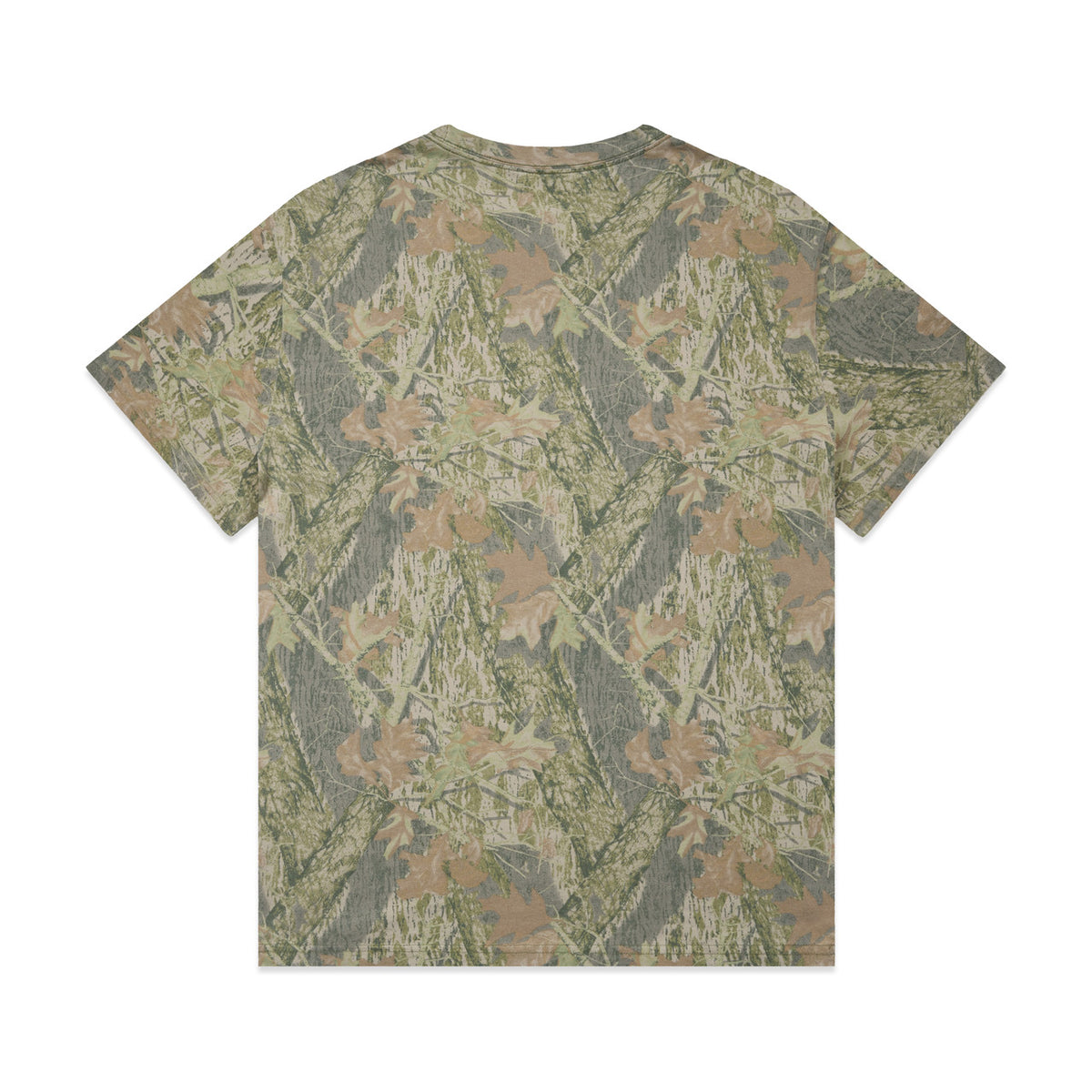 AS Colour Heavy Faded Camo Tee – tree camo - back