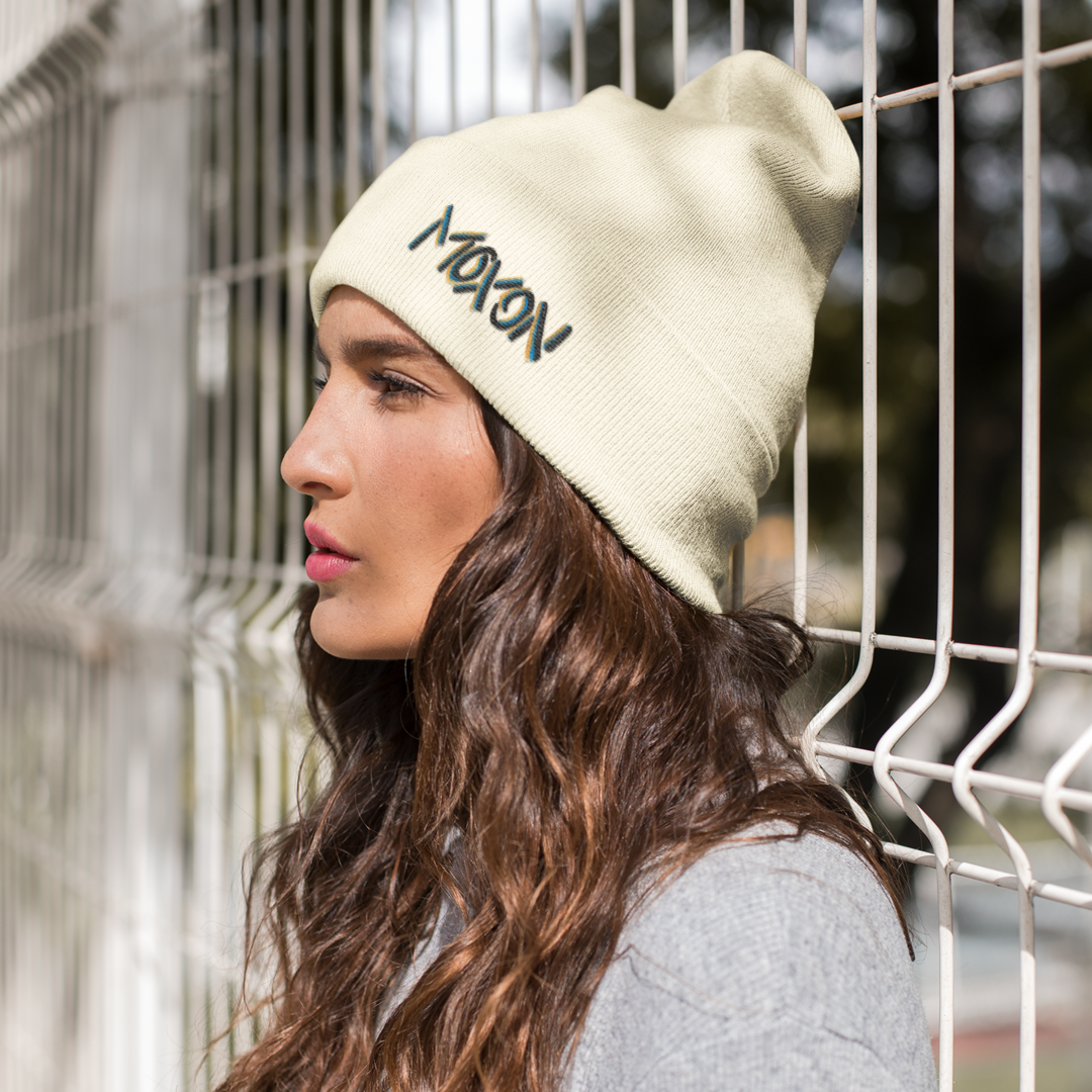 Moxon Embroidered Beanie Hat