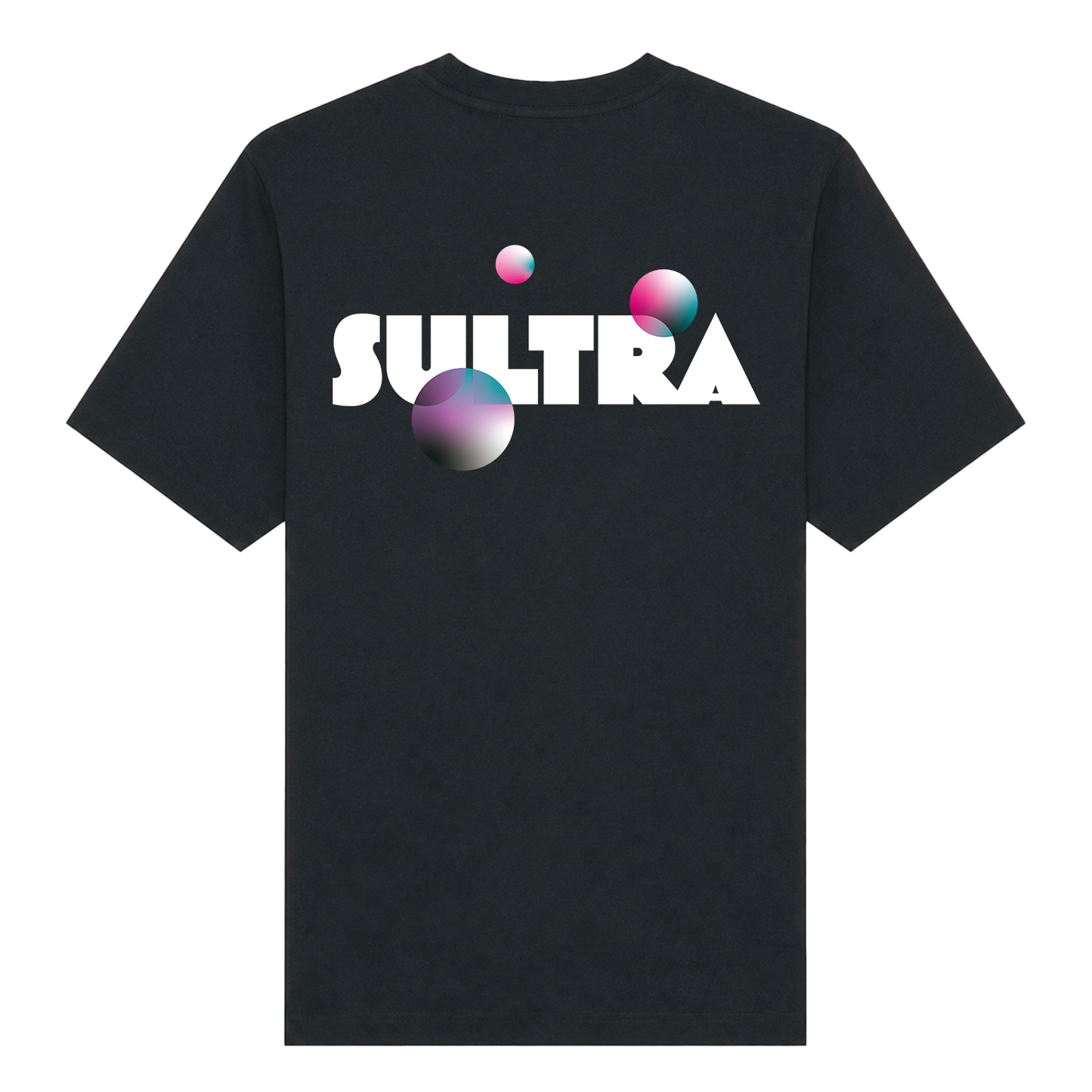 Michael Gray DJ - Sultra Heavy Box Fit T-Shirt - Front & Back Print - BLACK