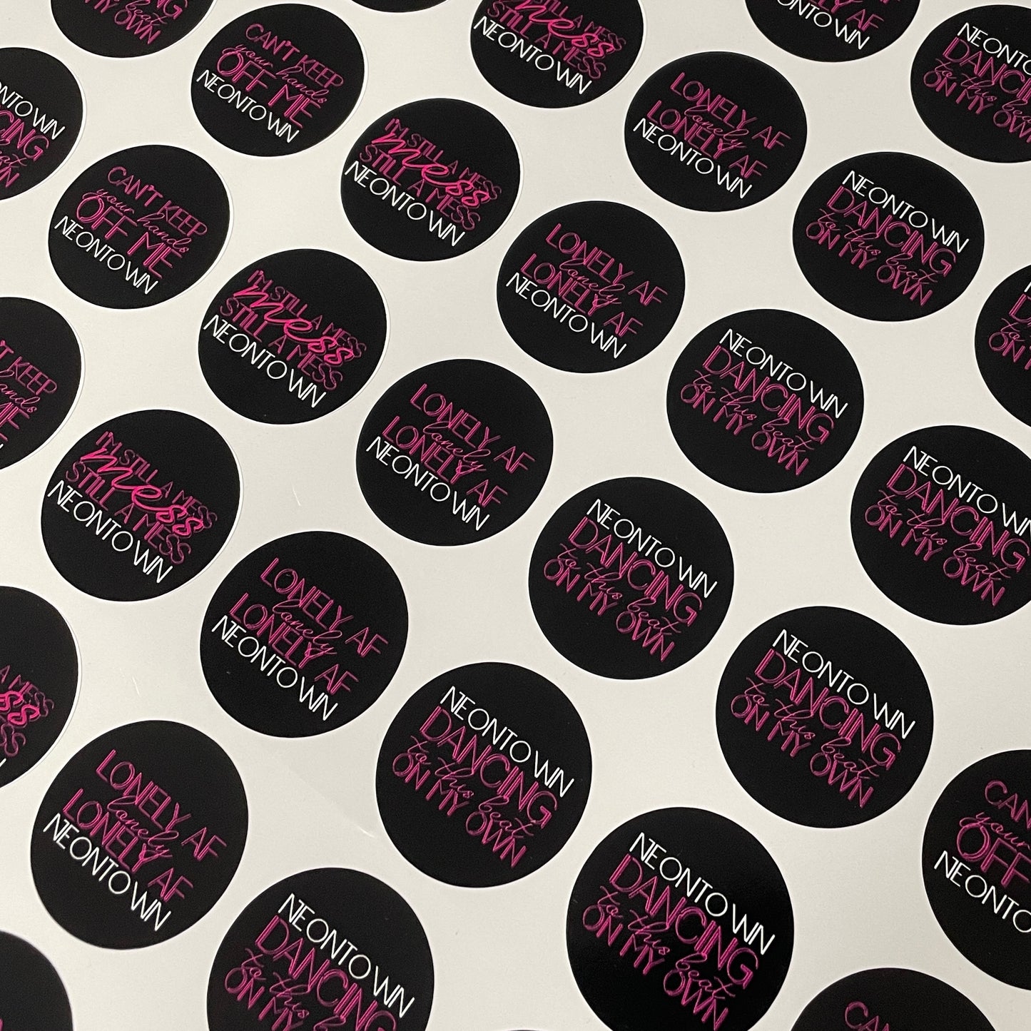 4.5cm Circular Vinyl Stickers