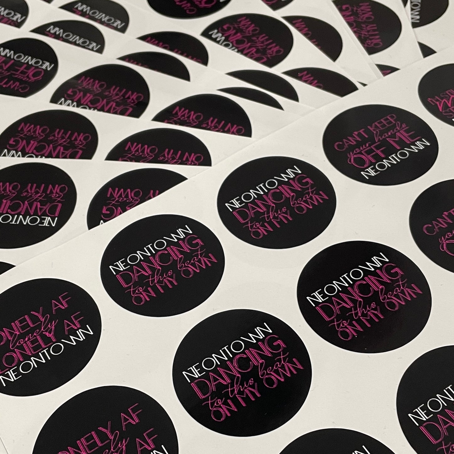 6.9cm Circular Vinyl Stickers