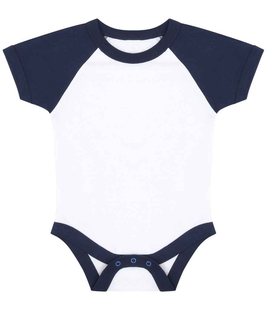 Short Sleeve Baseball Baby Grow Bodysuit