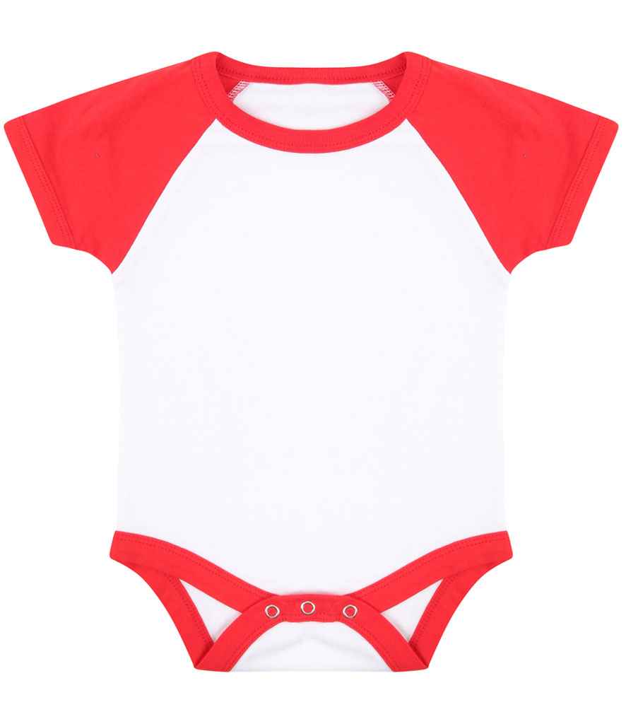 Short Sleeve Baseball Baby Grow Bodysuit