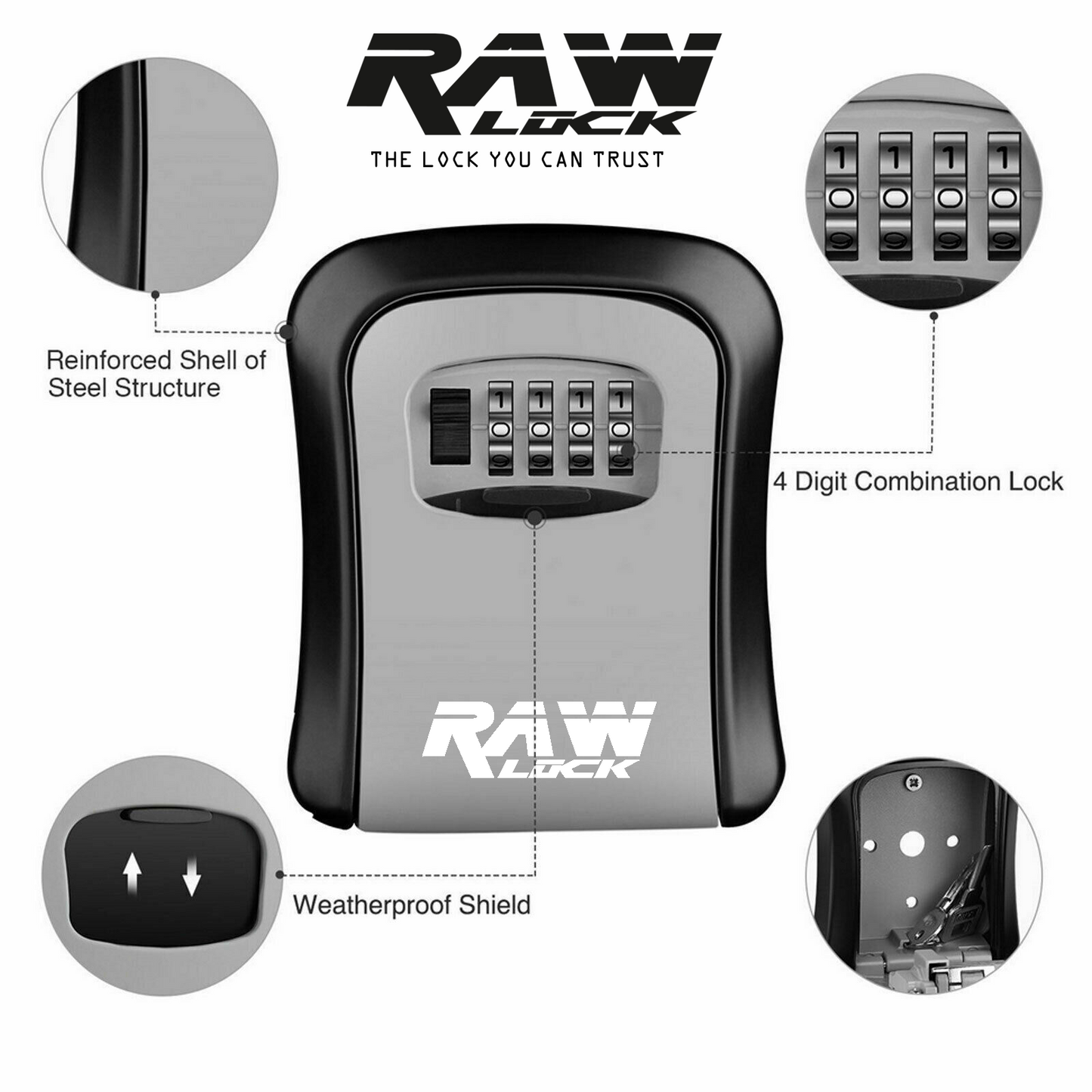 RAW Lock - Key Safe Box