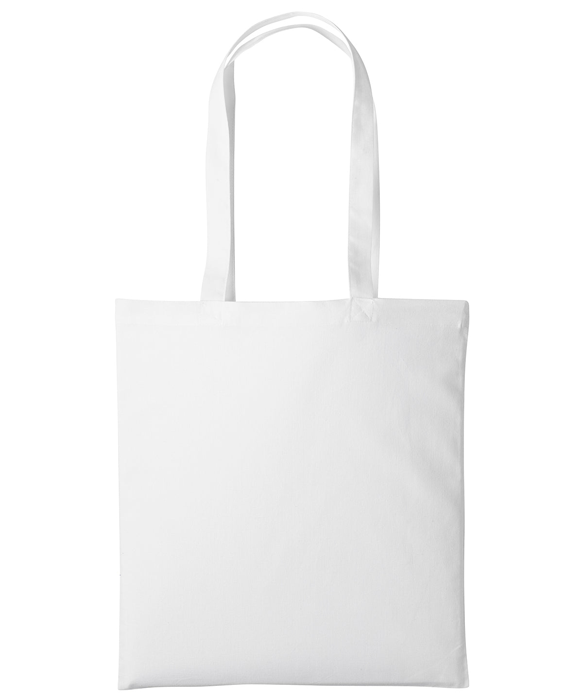 Premium Long Handle Cotton Shopper Tote Bag