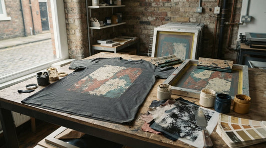How to Create Distressed Prints: Vintage Merch Guide
