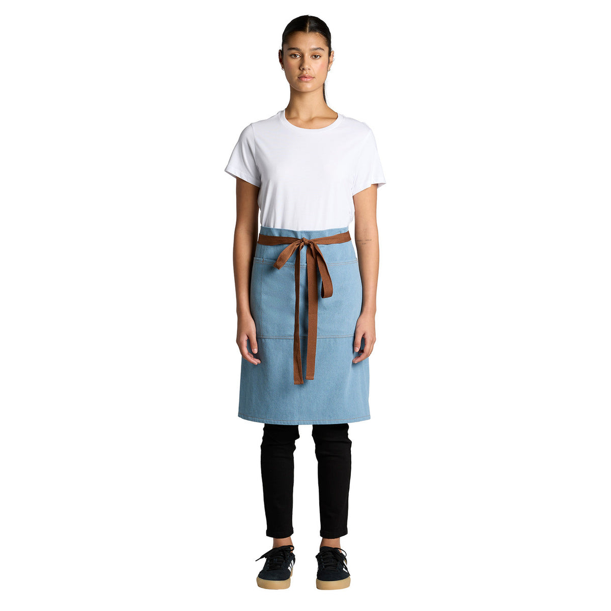 AS Colour Denim Half Apron – front product view