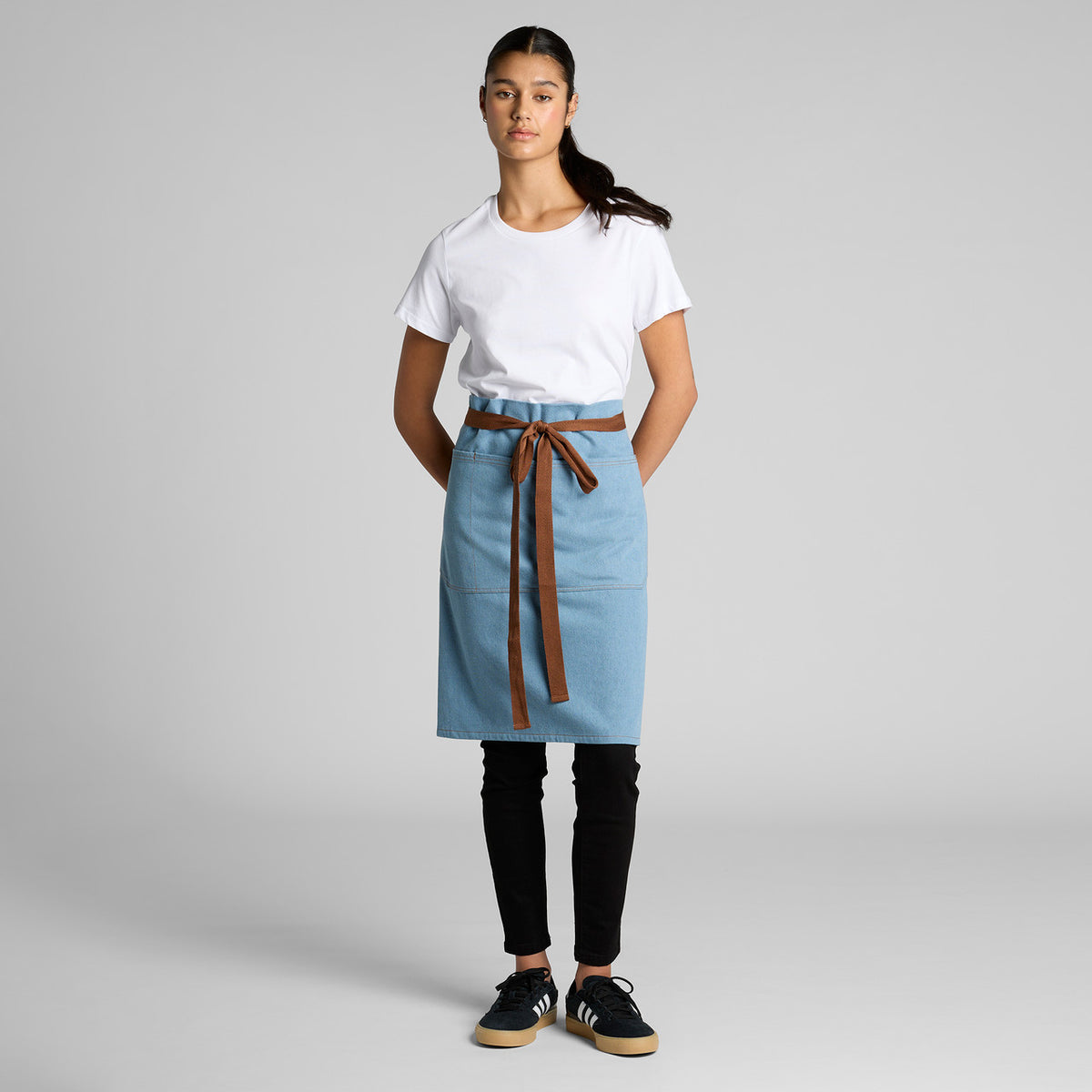 AS Colour Denim Half Apron – back