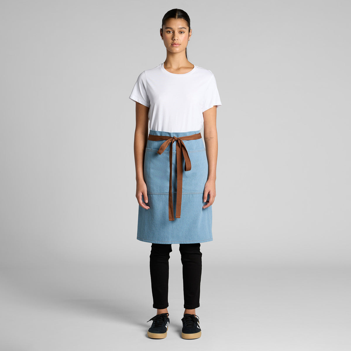 AS Colour Denim Half Apron – front product view