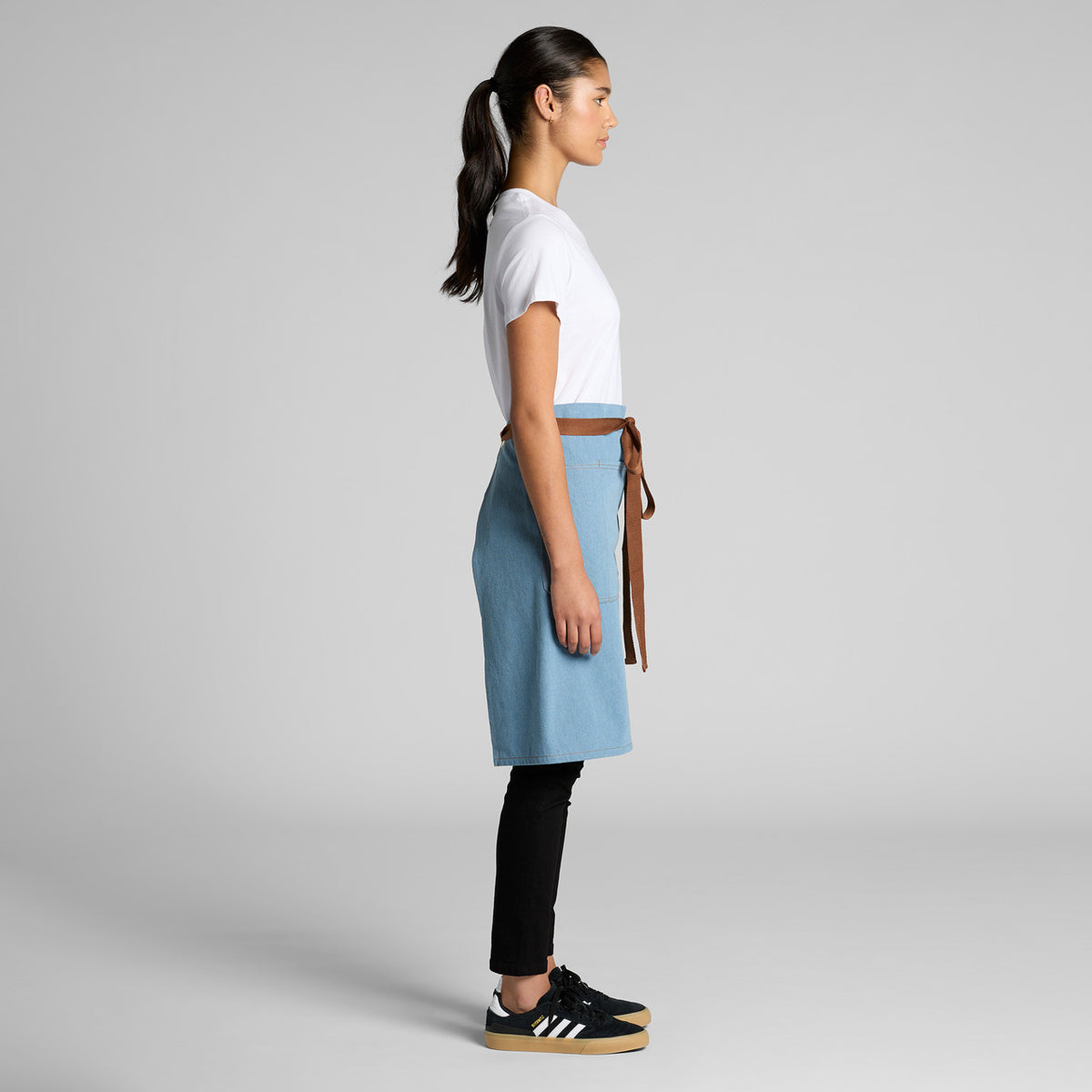 AS Colour Denim Half Apron – side