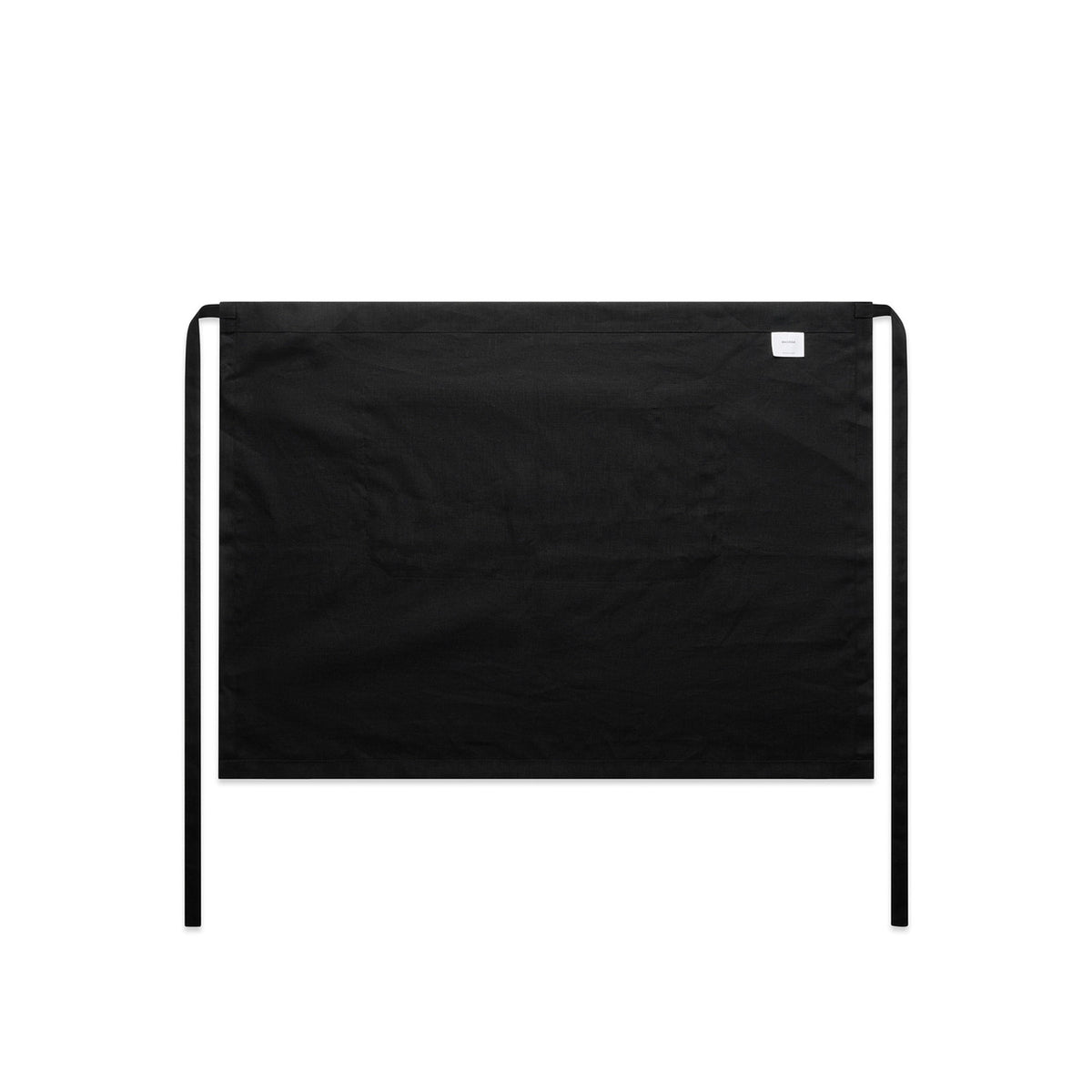 AS Colour Linen Half Apron – black - back