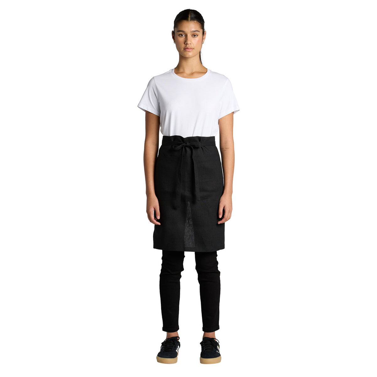 AS Colour Linen Half Apron – front product view
