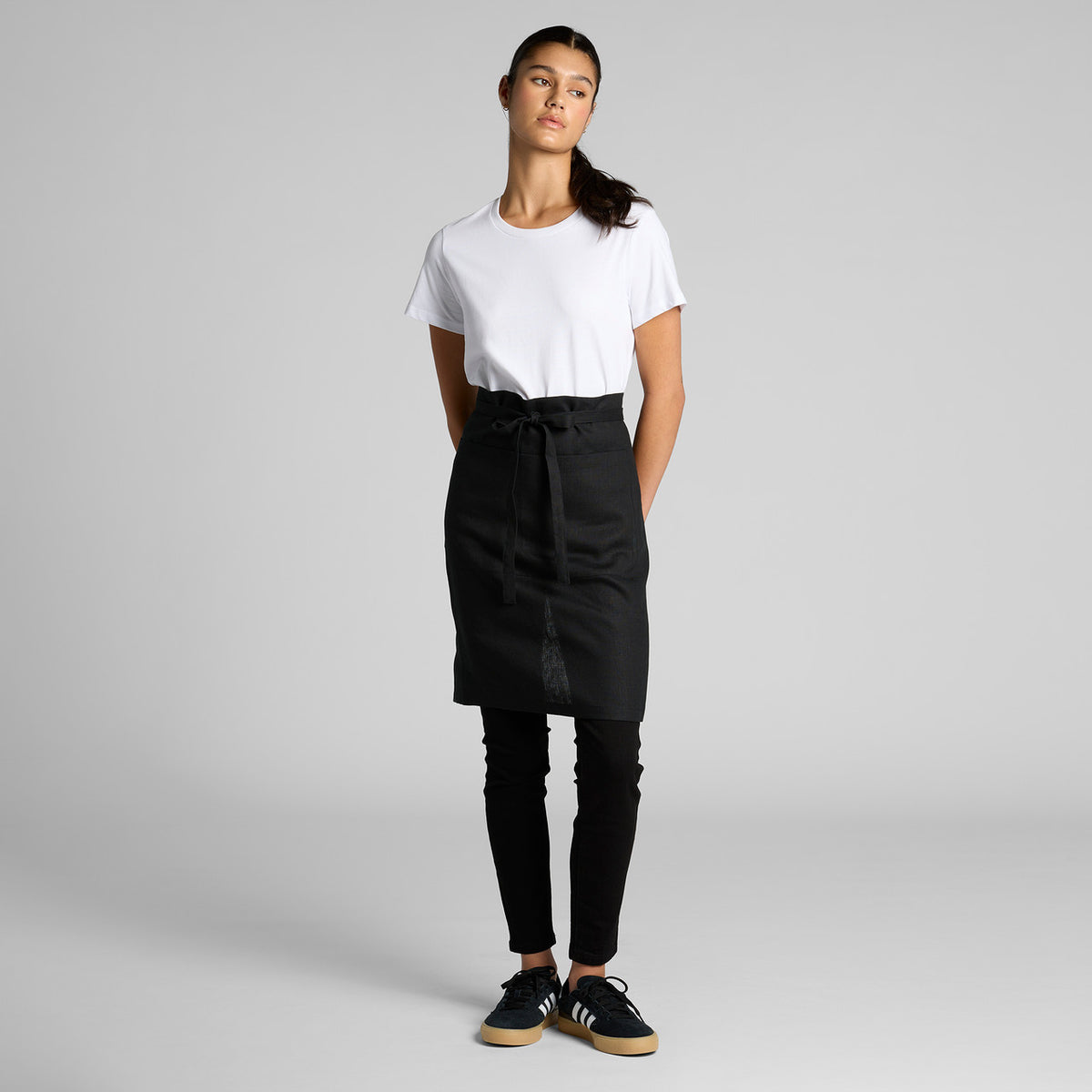 AS Colour Linen Half Apron – back