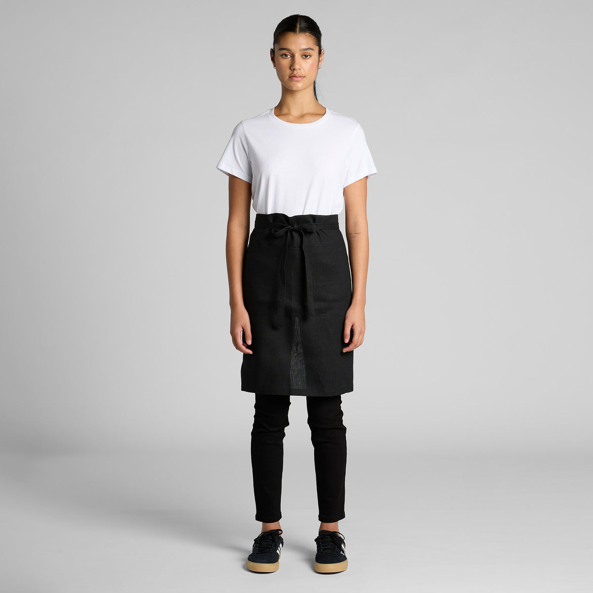 AS Colour Linen Half Apron – front product view