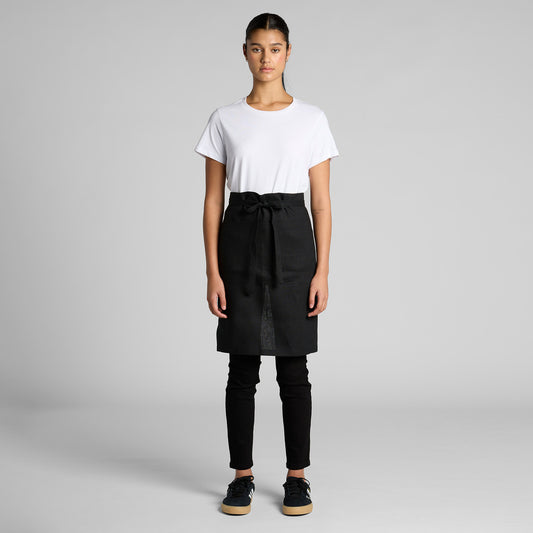 AS Colour Linen Half Apron – front product view