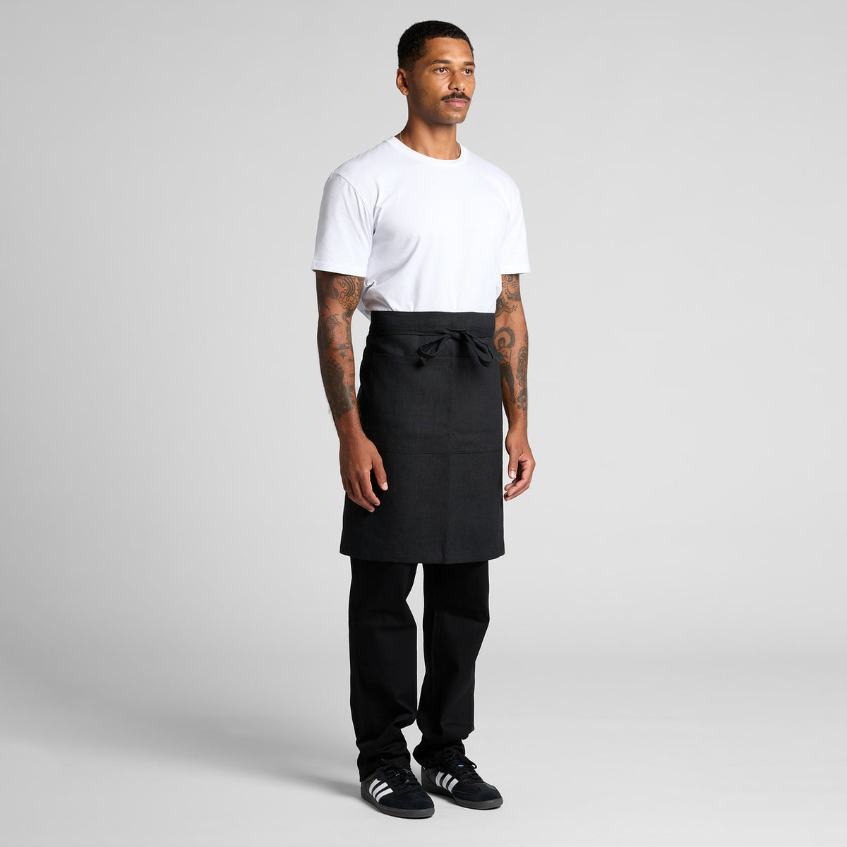 AS Colour Linen Half Apron – turn