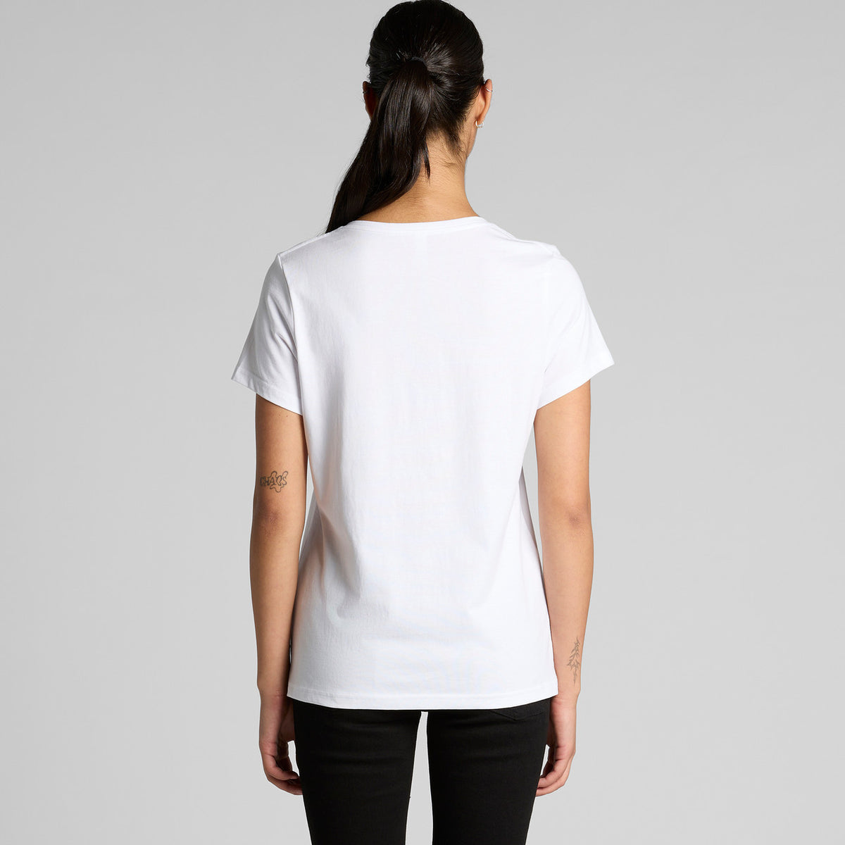 AS Colour Wo's Maple V Neck Tee – back