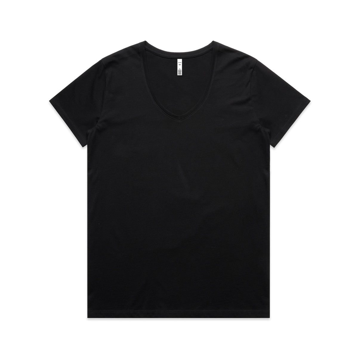 AS Colour Wo's Maple V Neck Tee in Black
