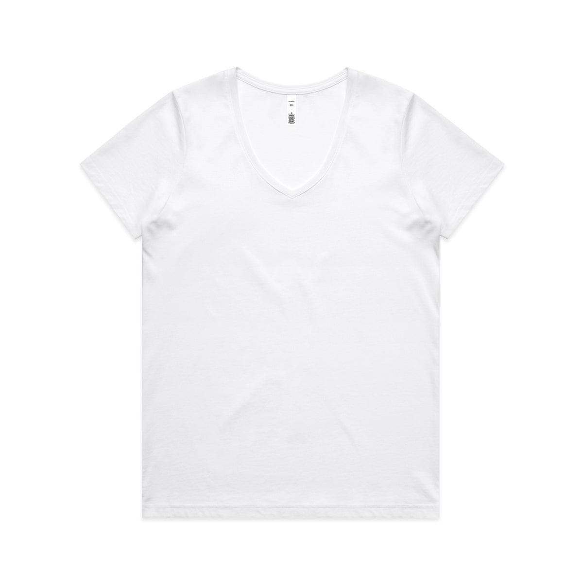 AS Colour Wo's Maple V Neck Tee in White