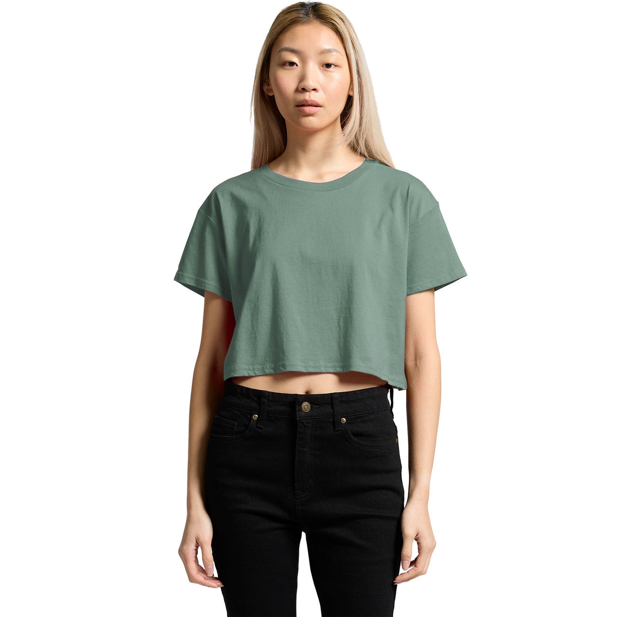 AS Colour Wo's Crop Tee – front product view