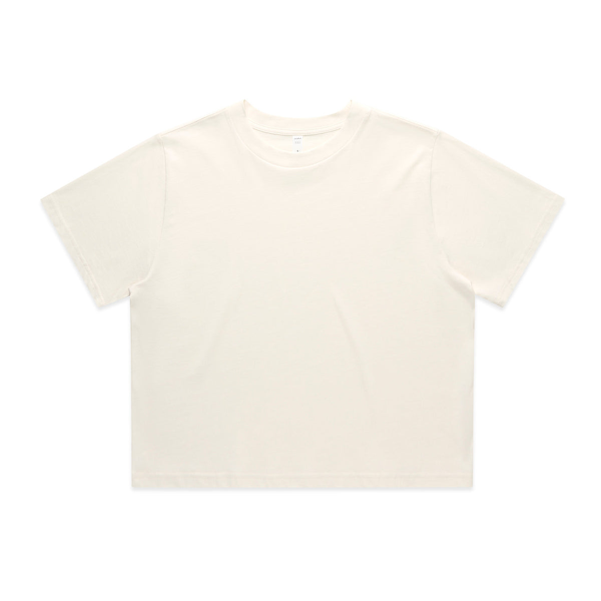 AS Colour Wo's Classic Crop Tee in Ecru