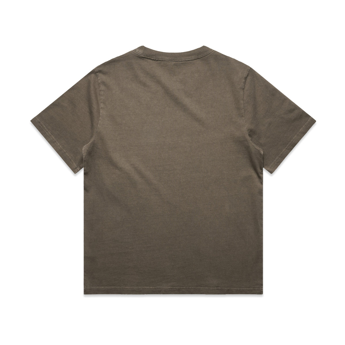 AS Colour Wo's Heavy Faded Tee – faded brown - back