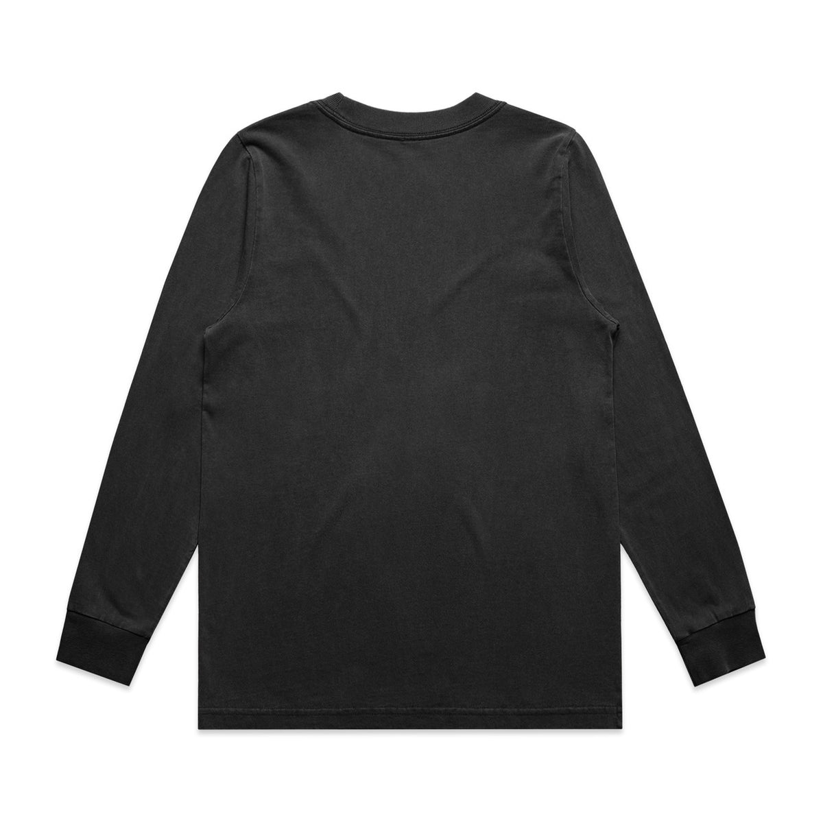 AS Colour Wo's Heavy Faded L/S Tee – faded black - back
