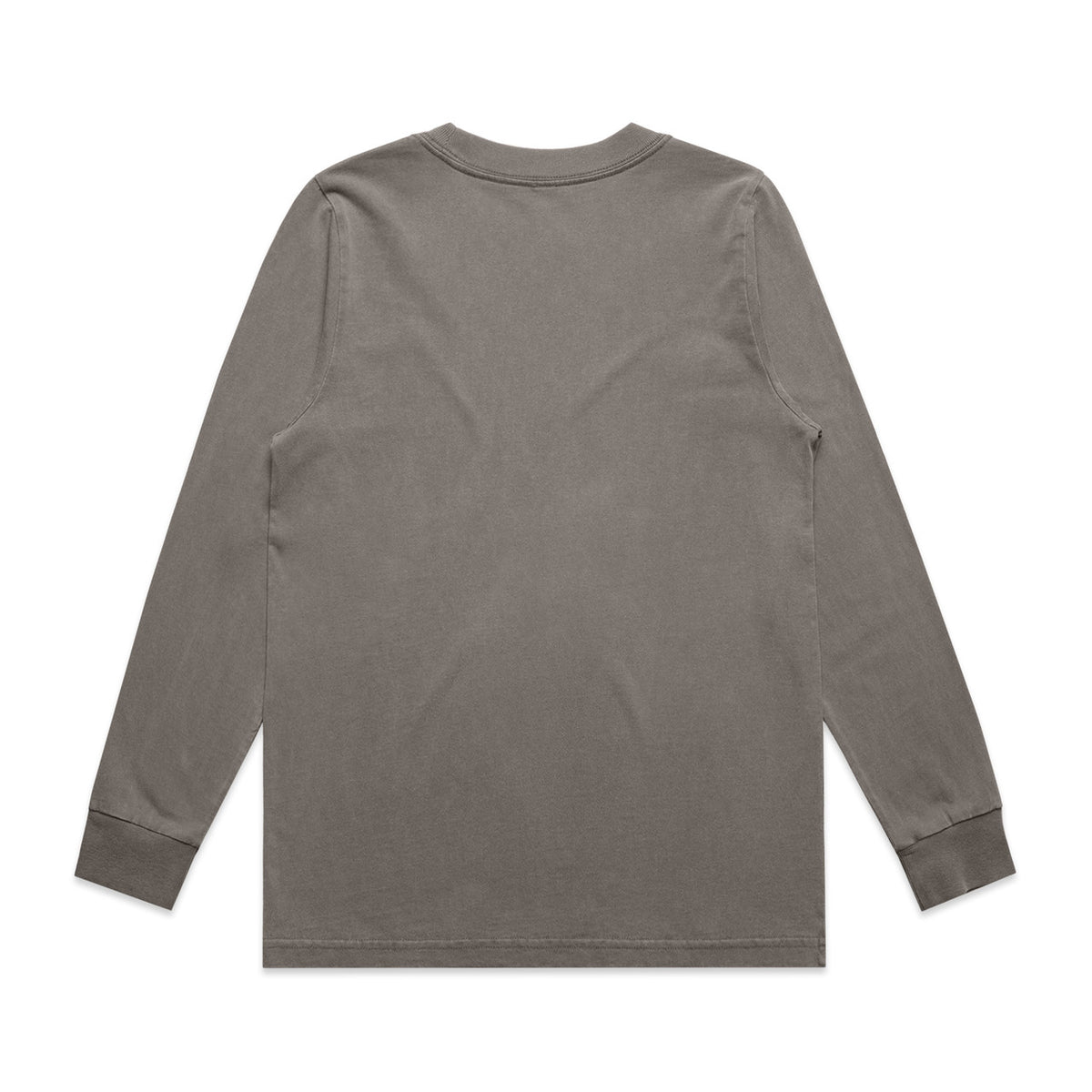 AS Colour Wo's Heavy Faded L/S Tee – faded grey - back