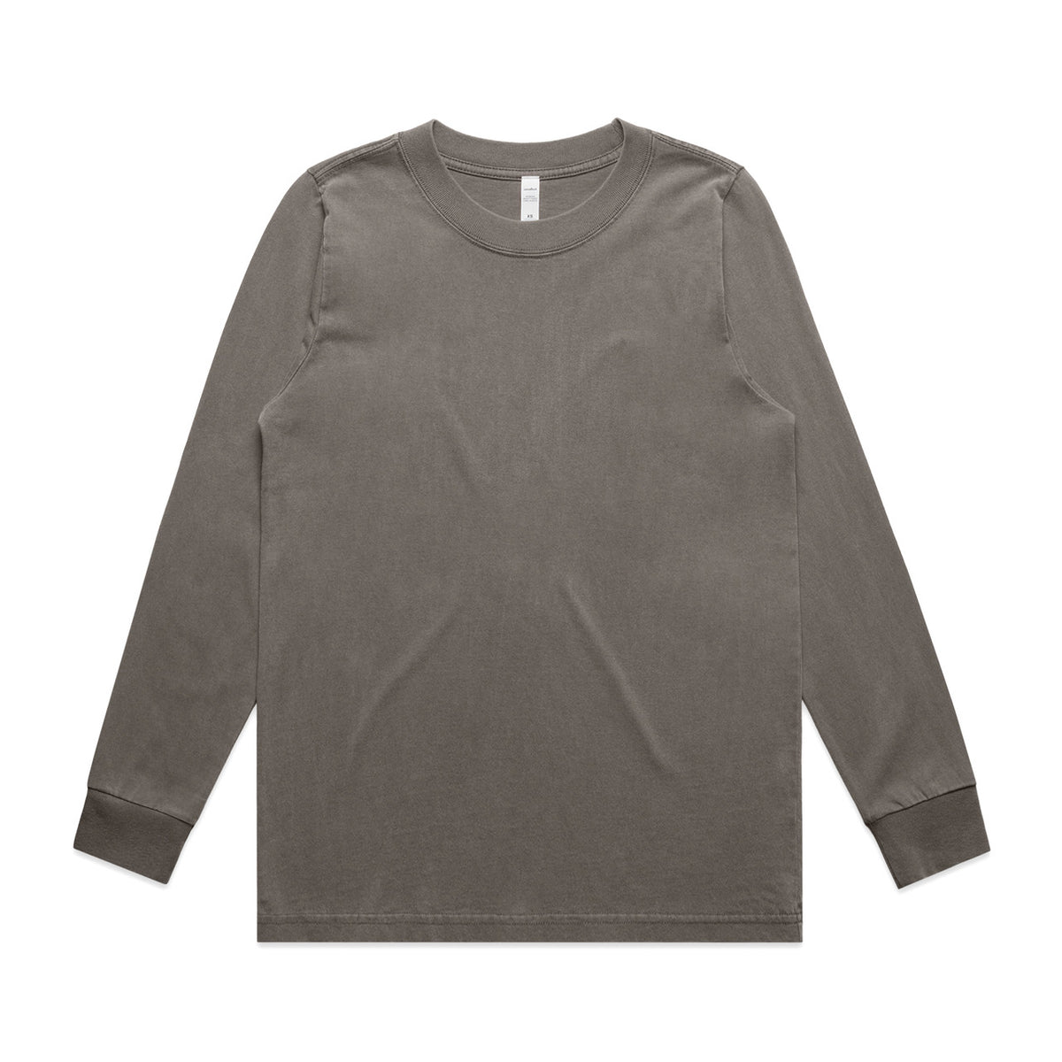 AS Colour Wo's Heavy Faded L/S Tee in Faded Grey