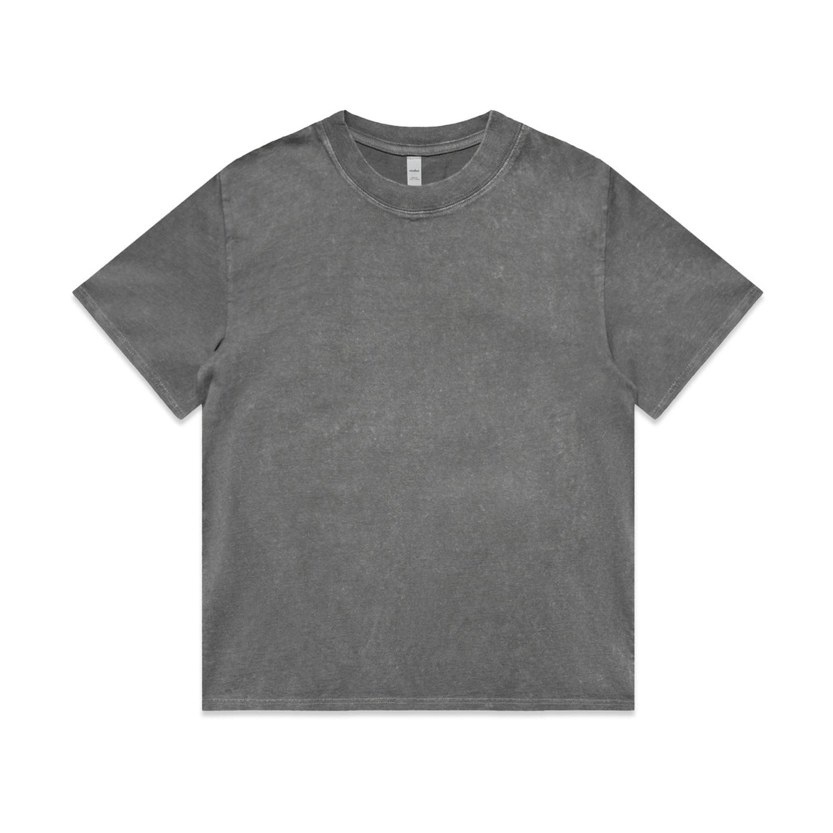 AS Colour Wo's Stone Wash Heavy Tee in Coal Stone