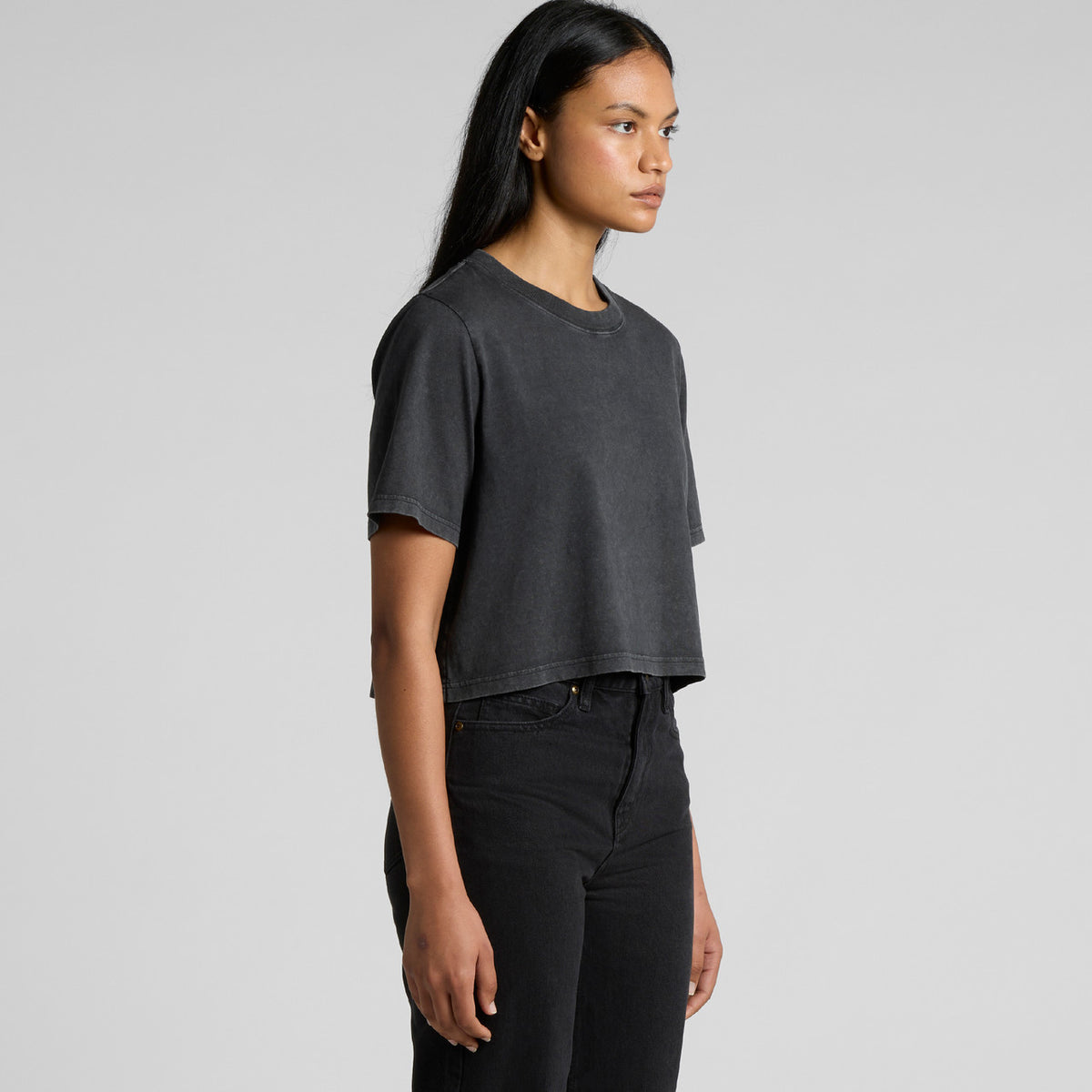 AS Colour Wos Stone Wash Heavy Crop – turn