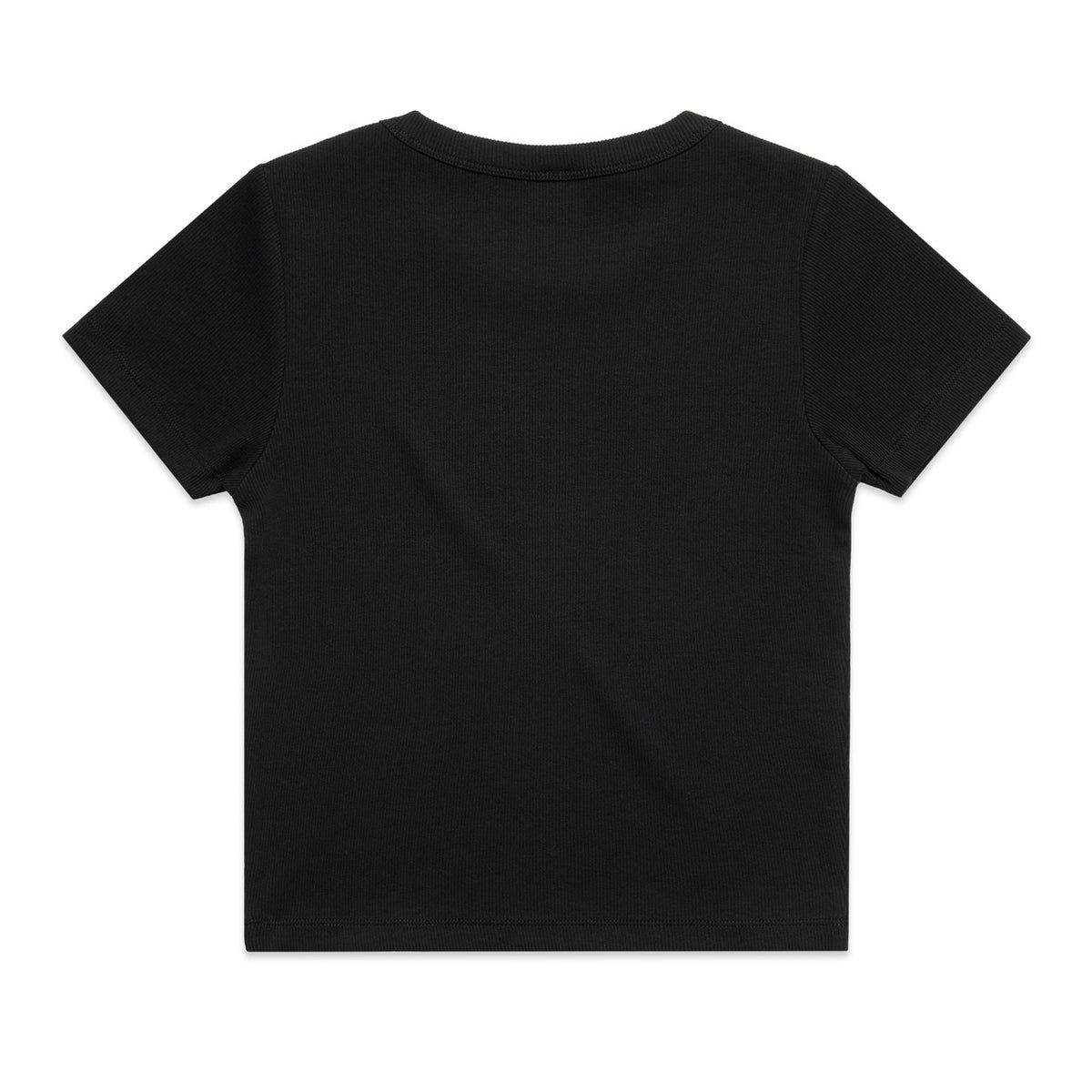 AS Colour Wo's Organic Rib Tee – black - back