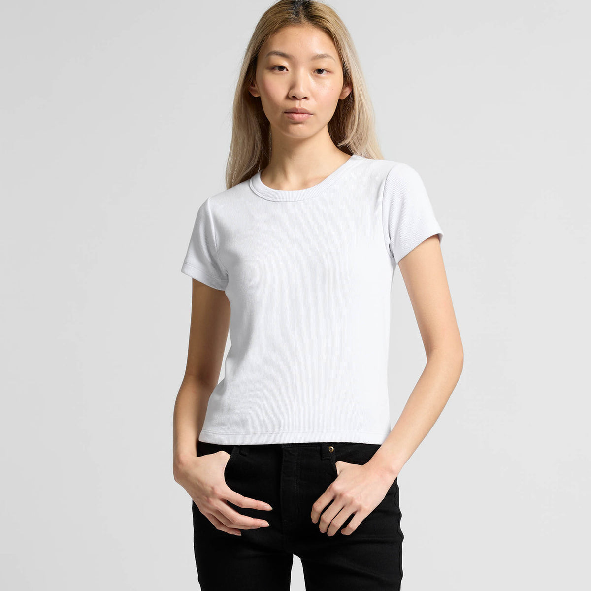 AS Colour Wo's Organic Rib Tee – back