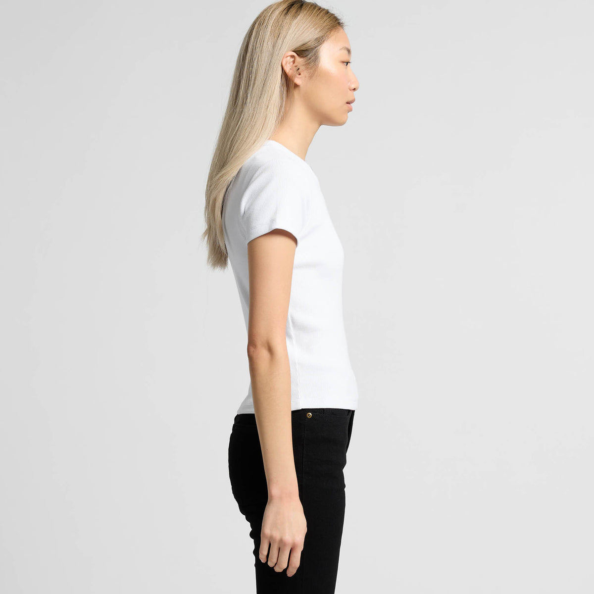 AS Colour Wo's Organic Rib Tee – side