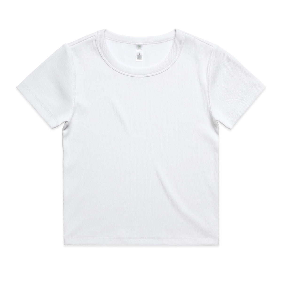 AS Colour Wo's Organic Rib Tee in White