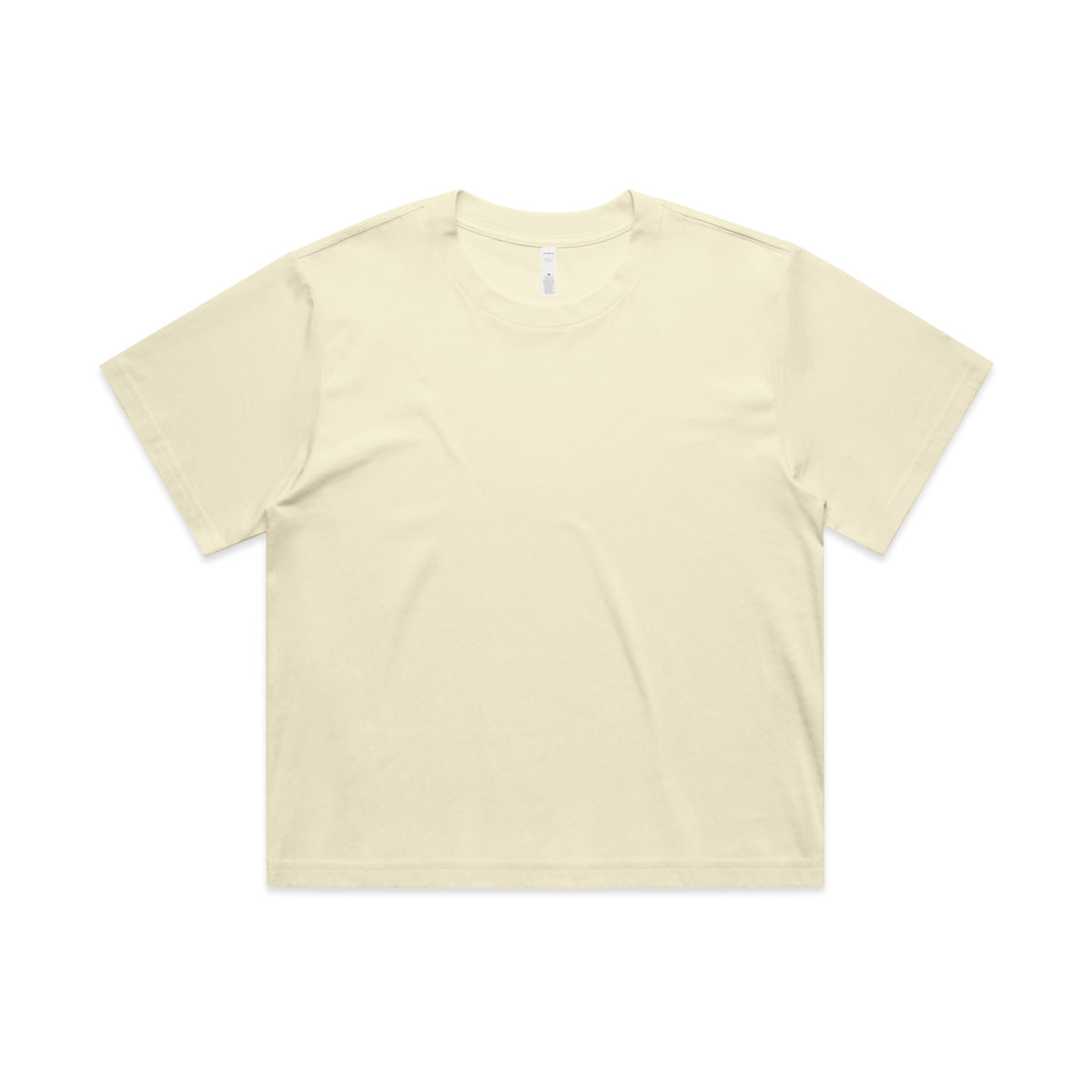 AS Colour Wo's Martina Crop Tee in Butter