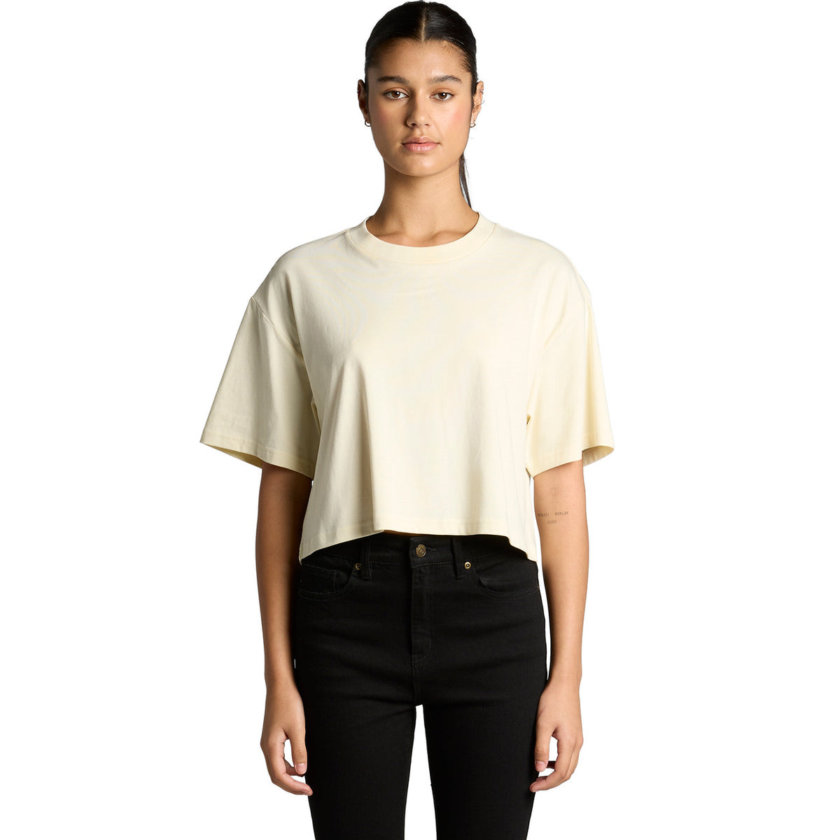 AS Colour Wo's Martina Crop Tee – front product view