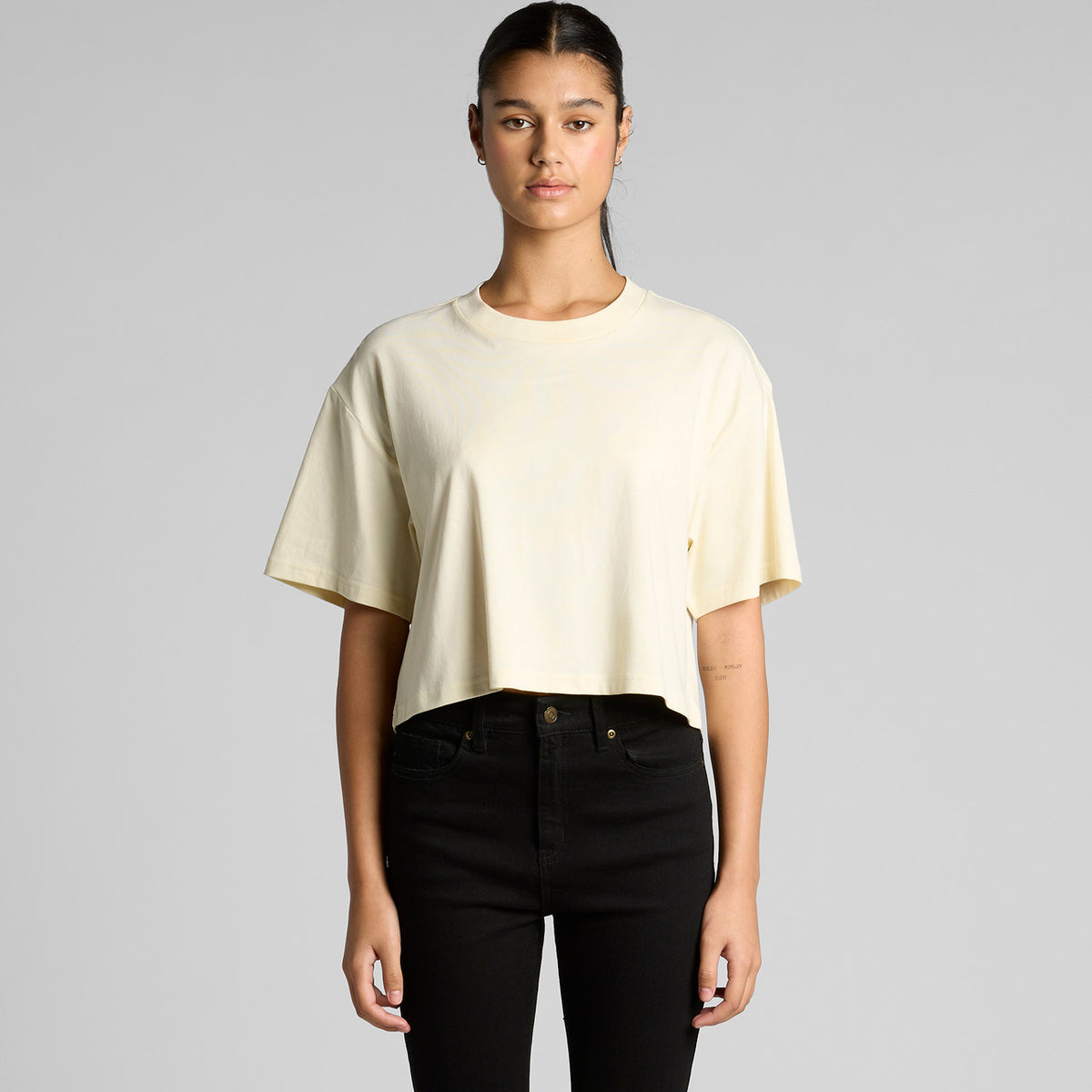 AS Colour Wo's Martina Crop Tee – front product view