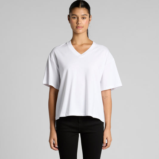 AS Colour Wo's Martina V Neck Tee – front product view