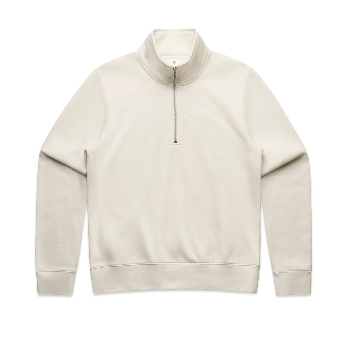 AS Colour Wo's Stencil Half Zip Crew in Ecru