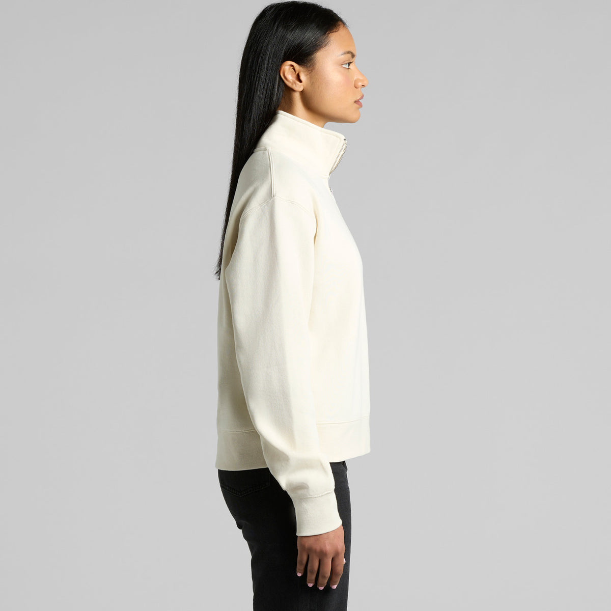 AS Colour Wo's Stencil Half Zip Crew – side