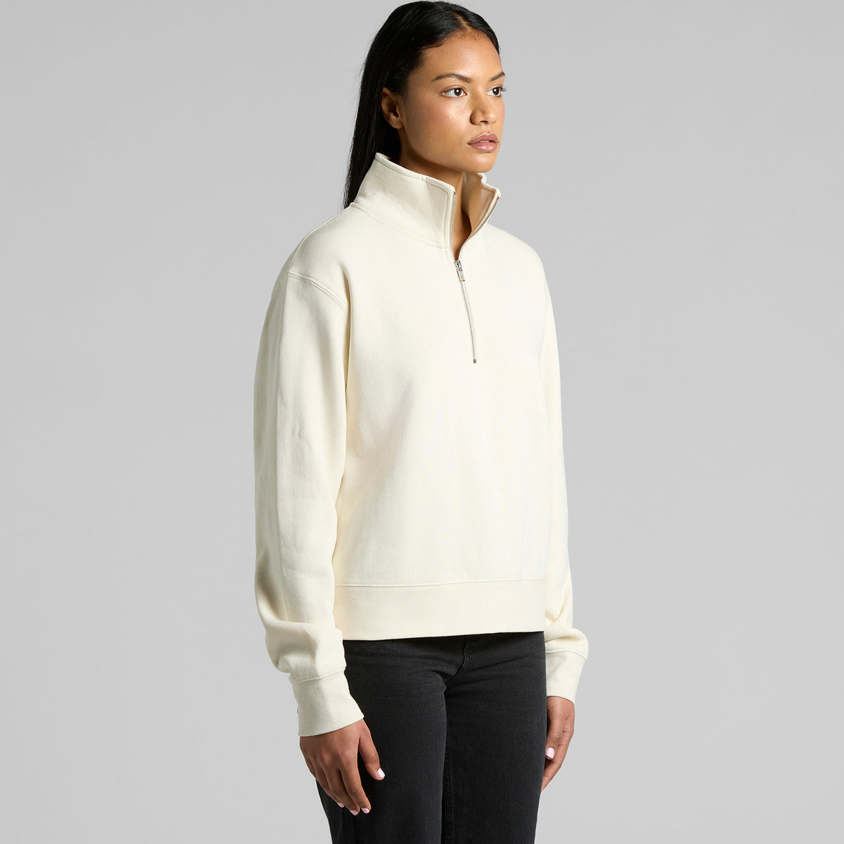 AS Colour Wo's Stencil Half Zip Crew – turn