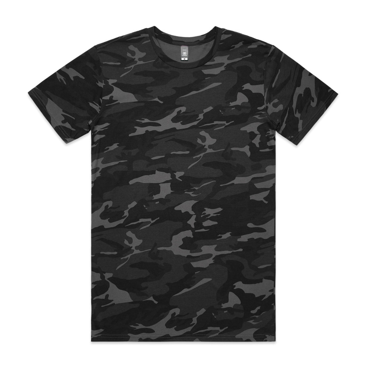 AS Colour Staple Camo Tee in Black Camo