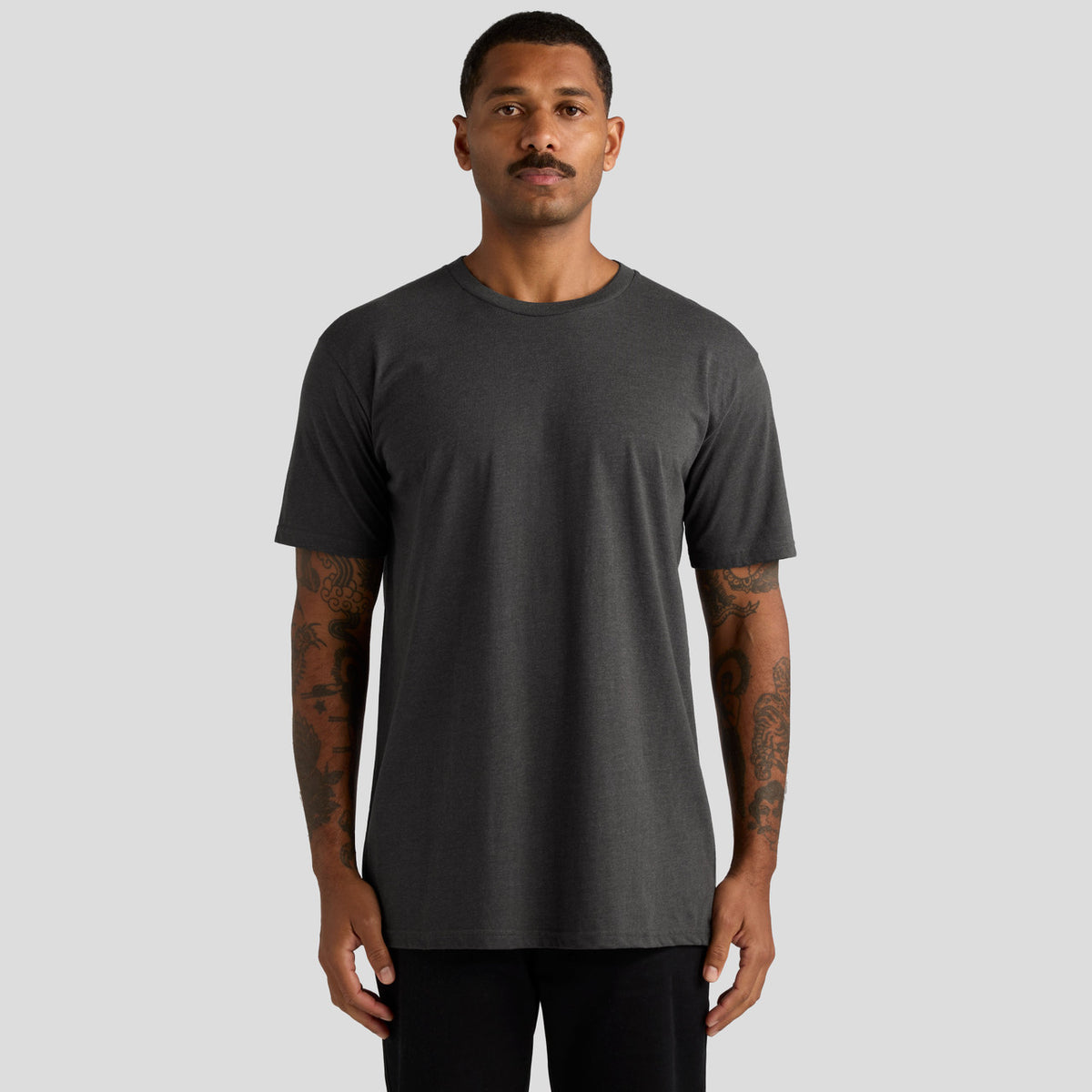 AS Colour Staple Heather Tee – front product view