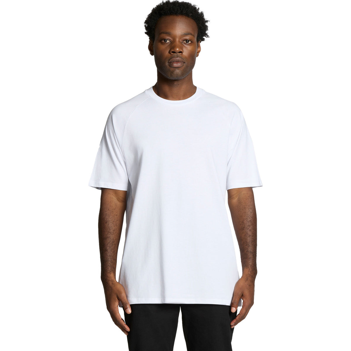 AS Colour Staple Raglan Tee – front product view