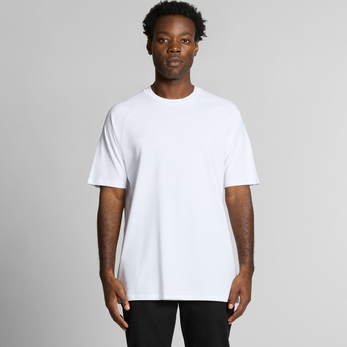 AS Colour Staple Raglan Tee – front product view